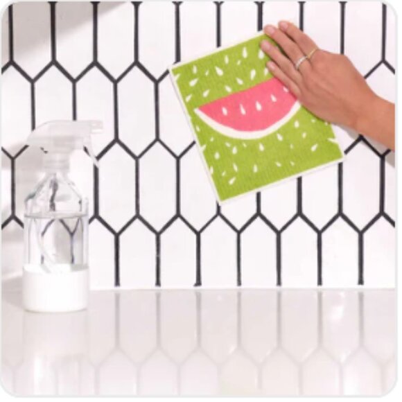 RockFlowerPaper - Watermelon Eco-Friendly Blu Sponge Cloth - Set of 2 - Picture 6 of 6